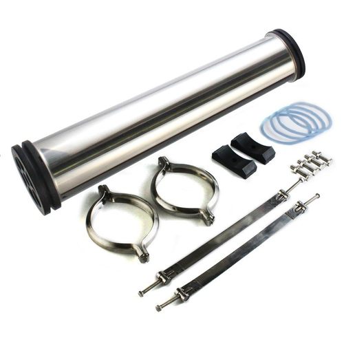 4040膜壳304不锈钢4寸8寸反渗透膜壳1芯2芯8040通用RO膜配件 - 图3