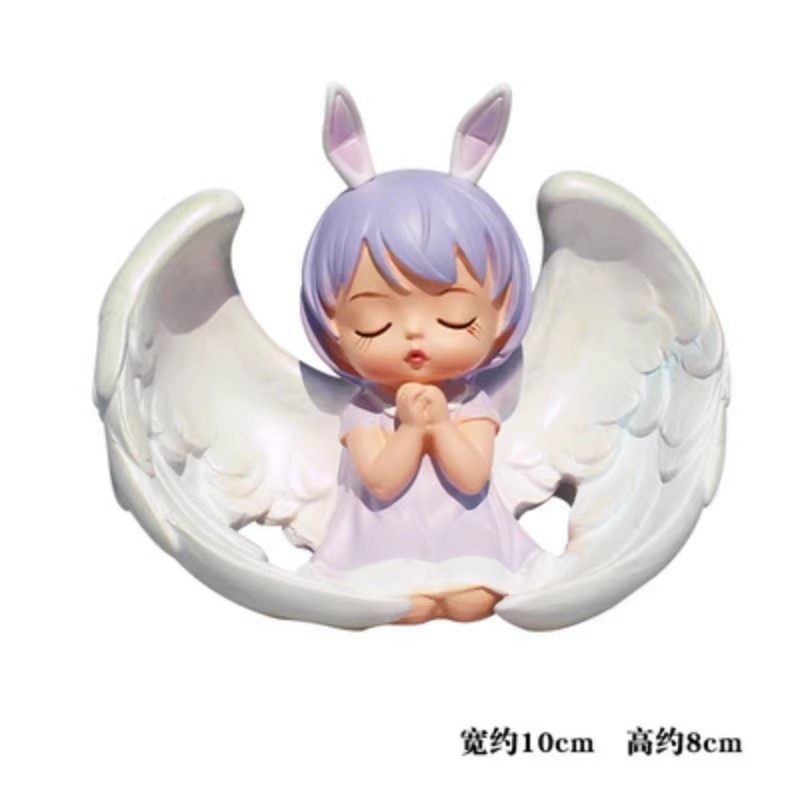 包邮网红天使女孩公主蛋糕装饰摆件小红书宝宝周岁生日烘焙插件