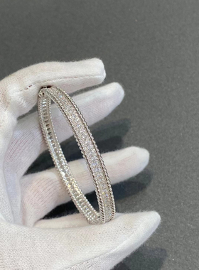 柏诗艾菲18k真金真钻定制款王嘉尔同款手镯不掉色手镯满天星