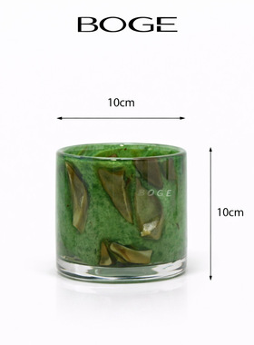 手工玻璃花瓶物玻璃摆件插花花器