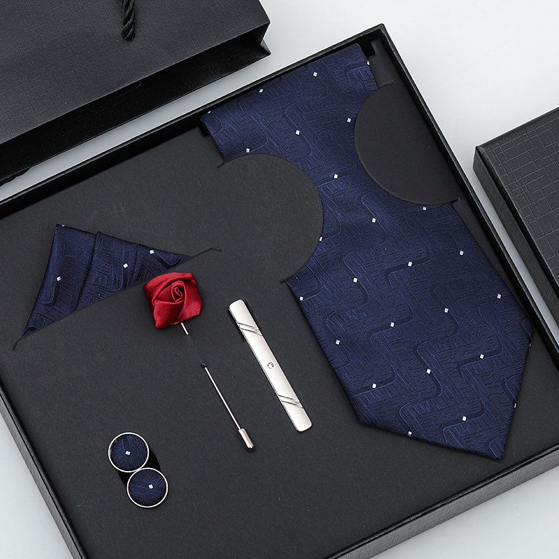 领带结婚新郎六件套男正装商务韩版8厘米手打款条纹粉色红色紫色,淘宝优惠券,粉丝福利购,淘宝优惠卷