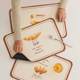 Special Baking House Series High-value Original Leather Placemat Exquisite Oil-proof Waterproof Insulation Pad Oval Desktop Pad