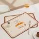 Special Baking House Series High-value Original Leather Placemat Exquisite Oil-proof Waterproof Insulation Pad Oval Desktop Pad