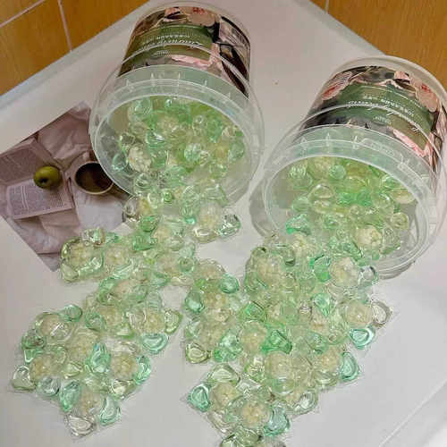 洗衣凝珠山茶花五合一浓缩洗衣液洗衣球速溶香氛持久留香去污渍 - 图2