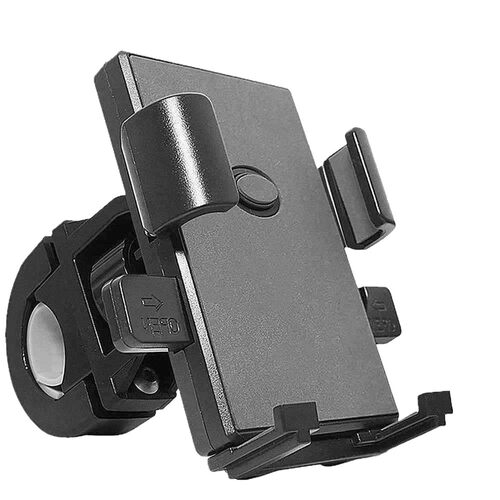 电动车手机支架导航外卖摩托自行车骑手踏板电瓶车手机支撑架防震 - 图3