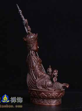 速发藏花传教用品 铜复古莲佛生大士佛像神像 寸