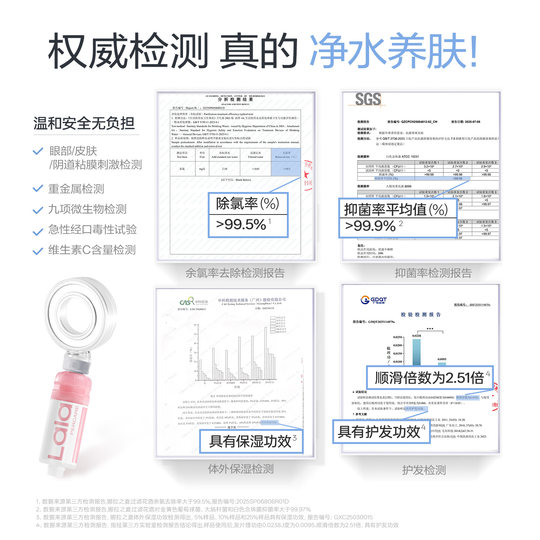 Filter skin care showerhead