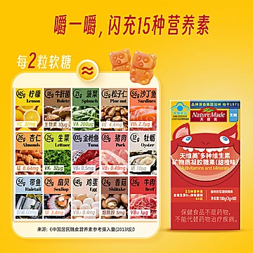 【小小少年】NatureMade天维美复合维生素[48元优惠券]-寻折猪