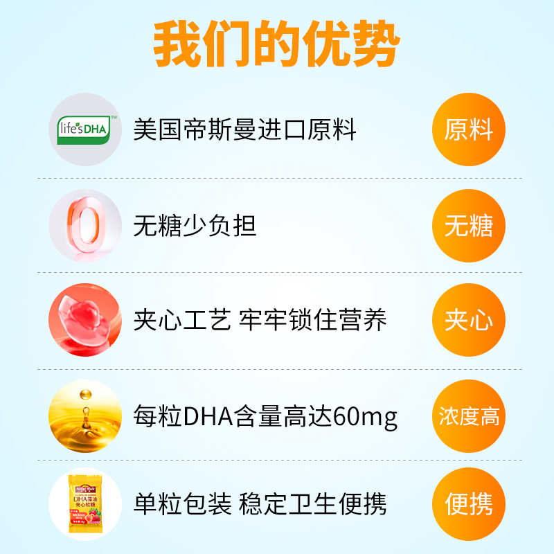 【香菇618】NatureMade天维美DHA高含量儿童孕妇帝斯曼藻油dha - 图2