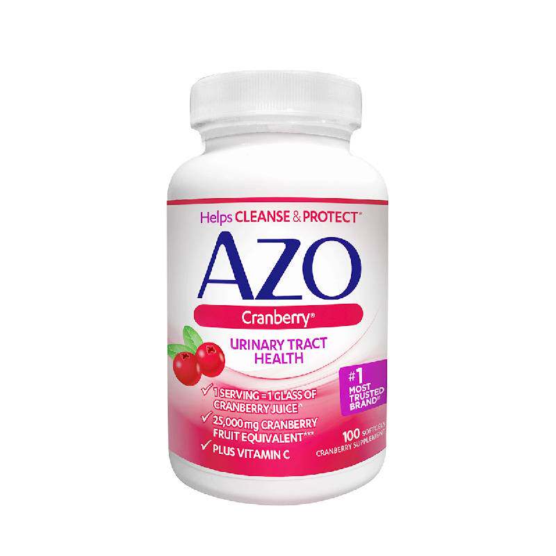 azo蔓越莓vc美国女性利尿软胶囊 AZO海外蔓越莓