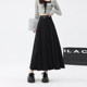 Gray skirt for women 2024 spring and autumn summer new style