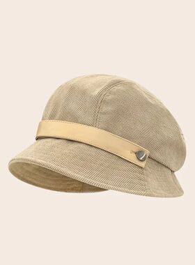 New Women'S Corduroy Fisherman Hat Spring And Summer Multifu