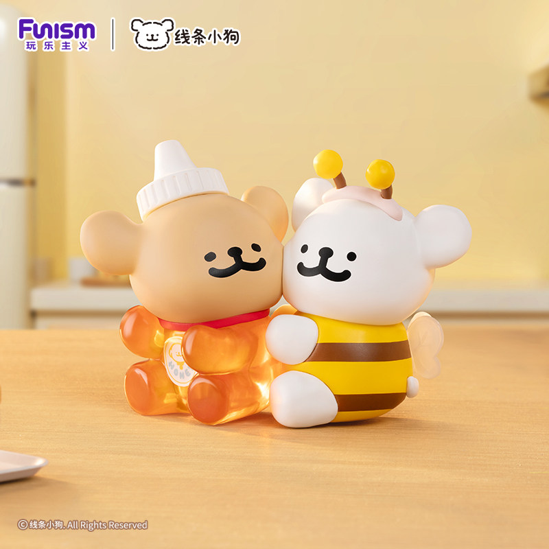 【开运好物】玩乐主义线条小狗好运汪汪新年盲盒旺旺摆件新年礼物,淘宝优惠券,粉丝福利购,淘宝优惠卷