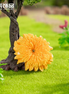 微景观仿真向日葵小花朵树脂装饰