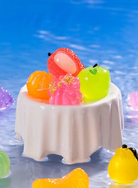 微景观仿真水果夜光造景装饰摆件