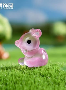 微景观可爱卡通小动物装饰品摆件