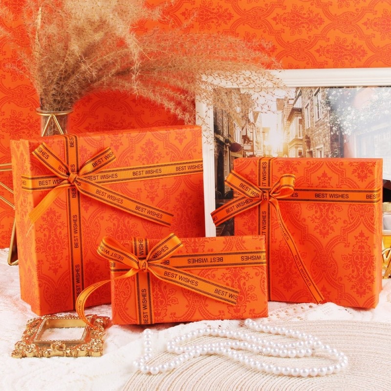 礼物盒空盒子小号复古网红蝴蝶结天地盖口红香水礼品盒饰品包装盒,淘宝优惠券,粉丝福利购,淘宝优惠卷