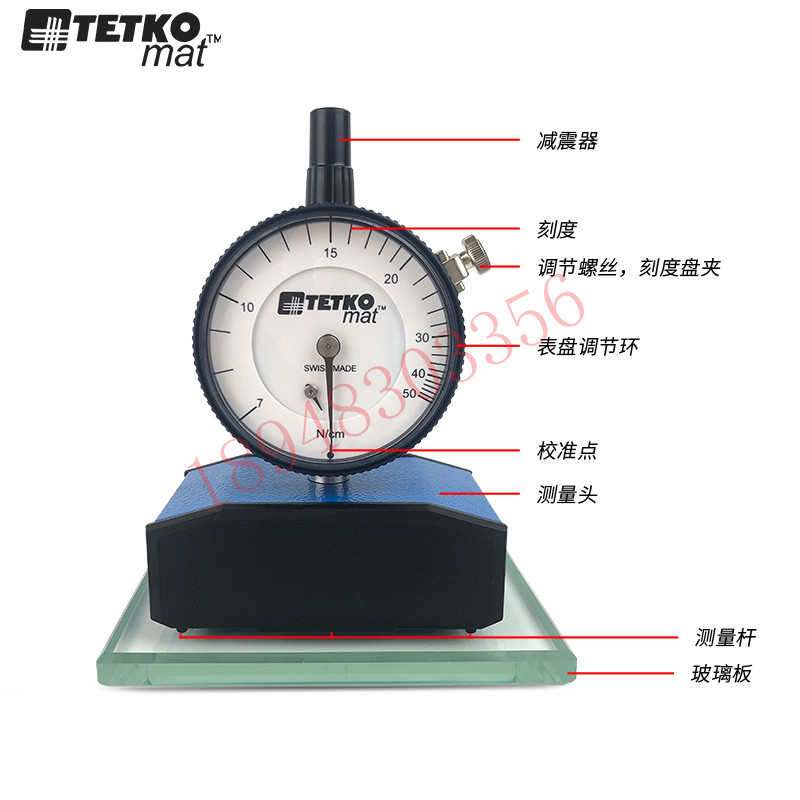 瑞士TETKO丝网张力计7-50N 7-80N 10-100N钢网张力计-图1