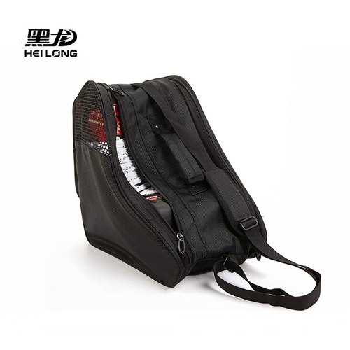 黑龙花样轮滑鞋轮滑球鞋冰球鞋收纳包儿童青少成人透气耐磨冰鞋包 - 图0