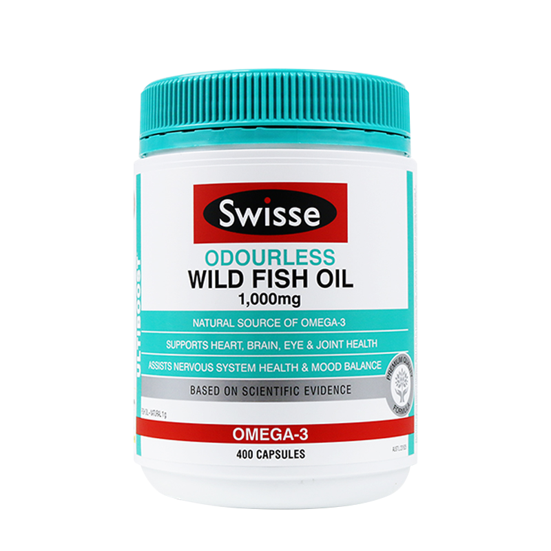 澳洲swisse 400粒无腥味深海鱼油 茗达海外鱼油/深海鱼油