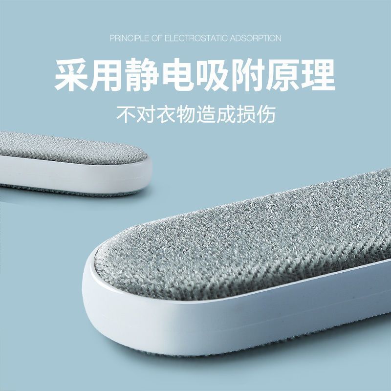 双面静电除毛一推一拉免手清洗粘毛器地毯沙发除毛发碎屑清洁神器 - 图2