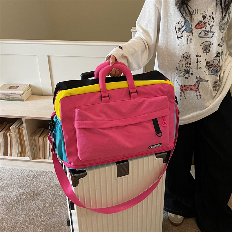 Sturdy Oxford Fabric Extended Trolley Shoe Storage Travel Bag