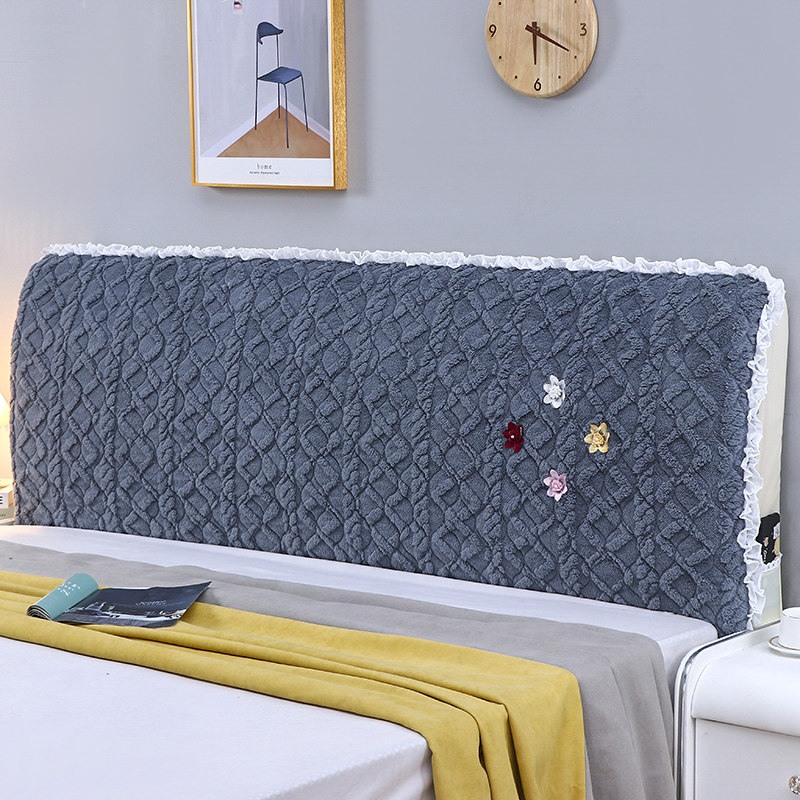 北欧风格全包软包床头罩套网红同款木床头公主风万能通用床靠背罩,淘宝优惠券,粉丝福利购,淘宝优惠卷