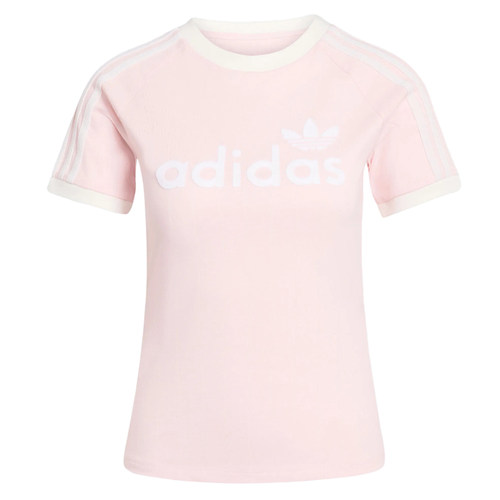 adidas阿迪达斯三叶草夏季女子运动休闲圆领短袖T恤KS9293 - 图3