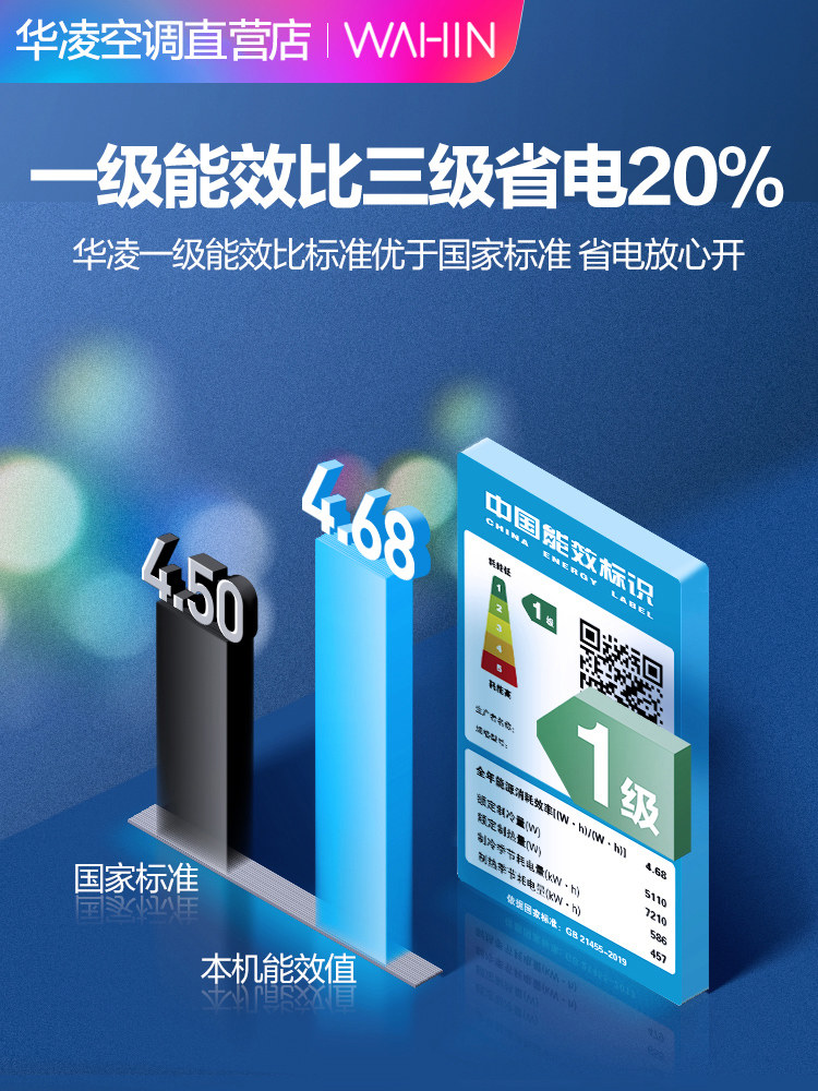 华凌大2匹2p一级立式变频柜机 华凌金龙易修空调