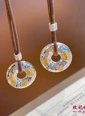 碎冰冰暴富纯银项链女时尚轻奢