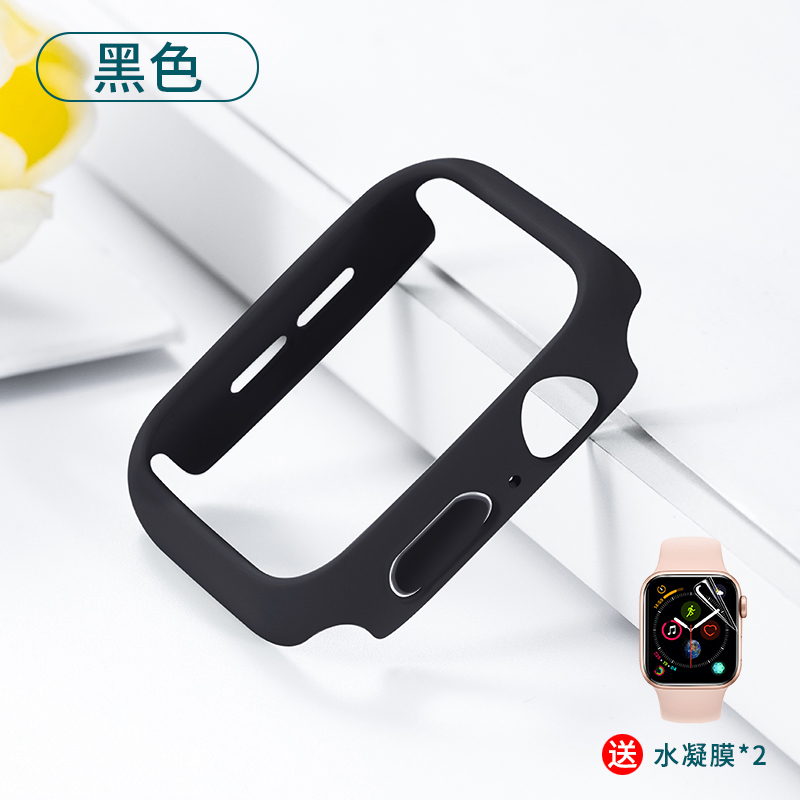 适用applewatch8保护壳苹果s7手表iwatch7保护套6/5/4/SE代男女PC表带S8表壳s6表套watchs表盘保护框保护膜 - 图1