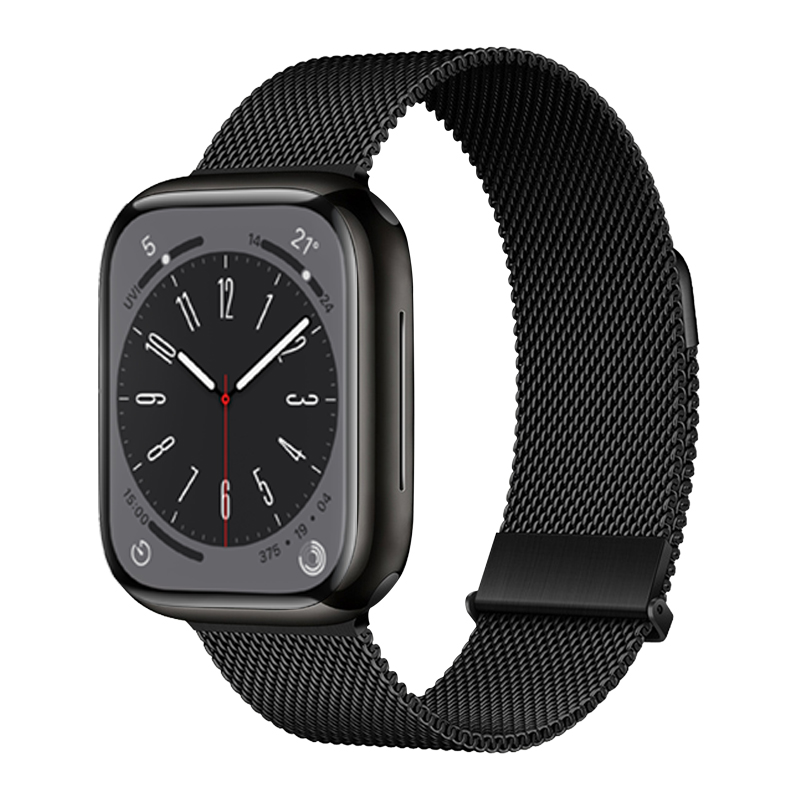 适用Applewatch8苹果手表S9表带S8金属iwatch9米兰尼斯S7磁吸SE夏4高级S6新款6代ultra5男女4运动智能watchs - 图0