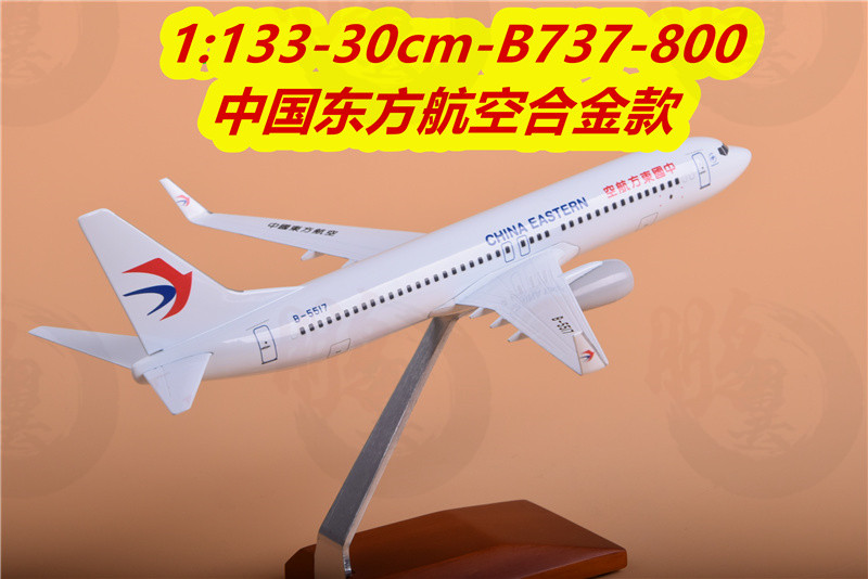 飞机模型B777客机A320中国东方航空47cm航模20cm东航A350合金16cm-图1