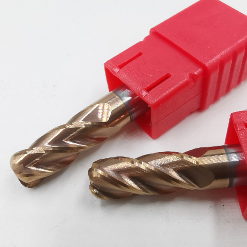 铣刀55度圆鼻刀钨钢4刃R角合金牛鼻不锈钢数控加长涂层直柄16r0.5 - 图1