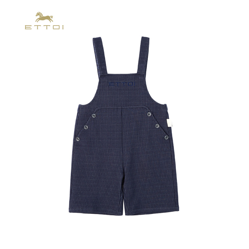 【朗姿集团】ETTOI爱多娃春秋款儿童条纹长袖上衣背带裤舒适两件,淘宝优惠券,粉丝福利购,淘宝优惠卷