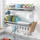 Hengmuju 304 stainless steel European double-layer sink frame