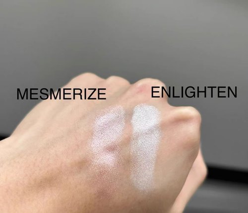 【试色】Rare Beauty赛琳娜丝滑高光Enlighten Mesmerize试色小样 - 图3