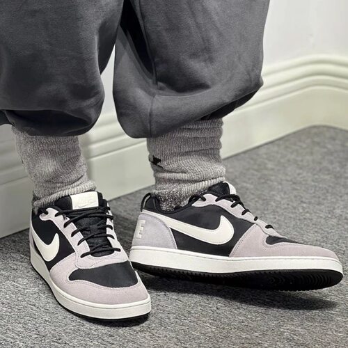 NIKE/耐克黑灰板鞋男轻便百搭休闲鞋844881-005 龙口仓 - 图1