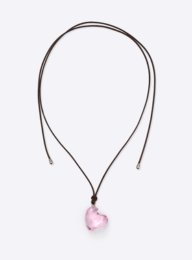 爱心项链THEYKNOW玻璃吊坠情侣