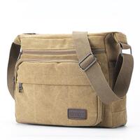 New large canvas crossbody shoulder bag men's tool bag money collection business bag large capacity men's crossbody bag