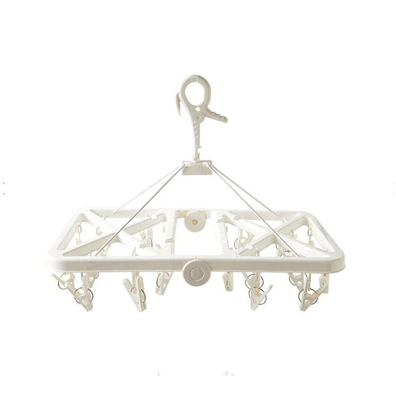 NITORI宜得利家居 多功能夹袜子防风晾衣架防滑塑料可折叠晾衣夹,淘宝优惠券,粉丝福利购,淘宝优惠卷