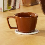 NITORI Yideli Home Mabrishing Heartware Dessert Dessert Cup Cup Double Ear Bind Mug может быть в серии карамели в духовке