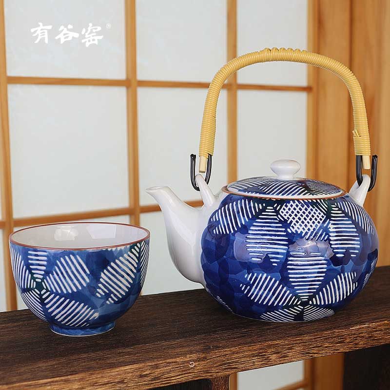 NITORI宜得利家居 日本制有谷窑茶具套装1壶4杯-染井吉野-音琴樱,淘宝优惠券,粉丝福利购,淘宝优惠卷