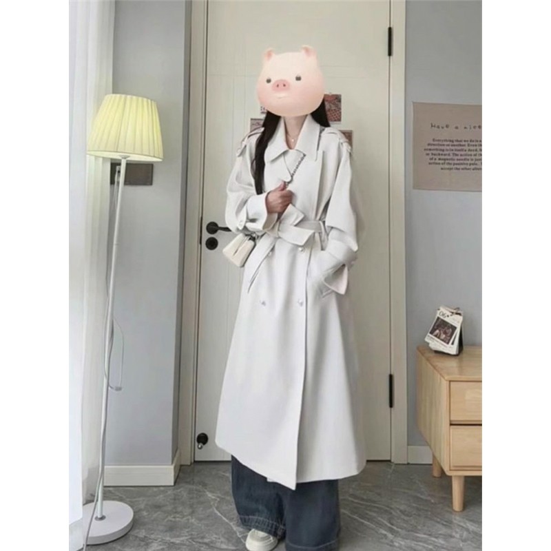今年流行爆款风衣外套女2025春秋季新款韩系高级感气质中长款大衣,淘宝优惠券,粉丝福利购,淘宝优惠卷