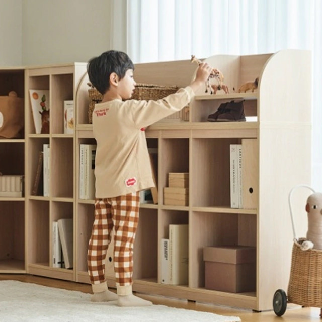 Bookcase Hansen short cabinet children's display rack storage cabinet