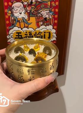 招财进宝百福米缸入户玄