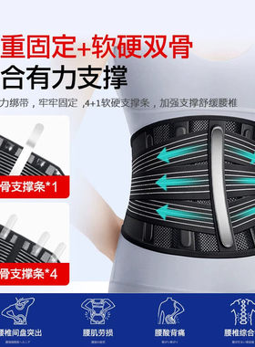 zeamo乳胶透气久坐护腰带