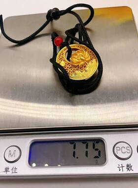 周家同款越南沙金镂空莲花项链女国潮圆盘普陀山荷花吊坠