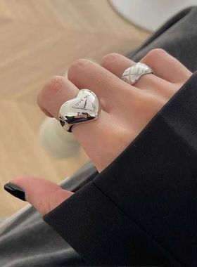 New Trendy Silver Color Rings Women Accessories Elegant