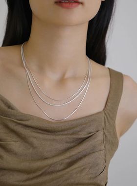 Fashion 925 Sterling Silver Women's Jewelry Collar European